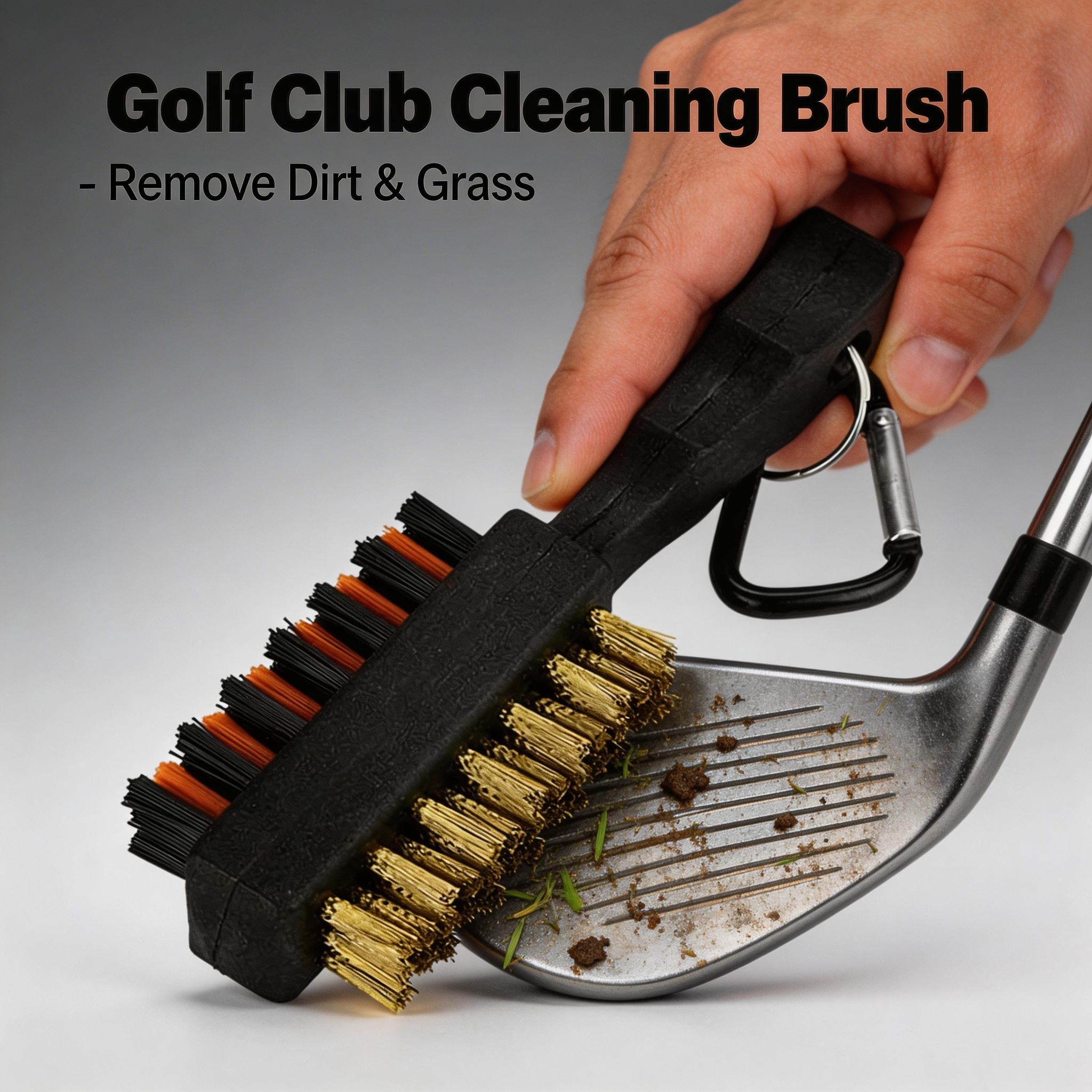 Golf Equipment To Improve Your Game - Golf Club Brush Cleaner Waterproof Design