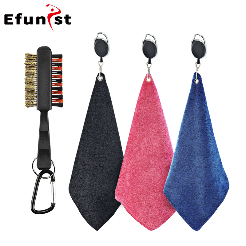 Golf Equipment To Improve Your Game - Golf Towel With Carabiner Hook Golf