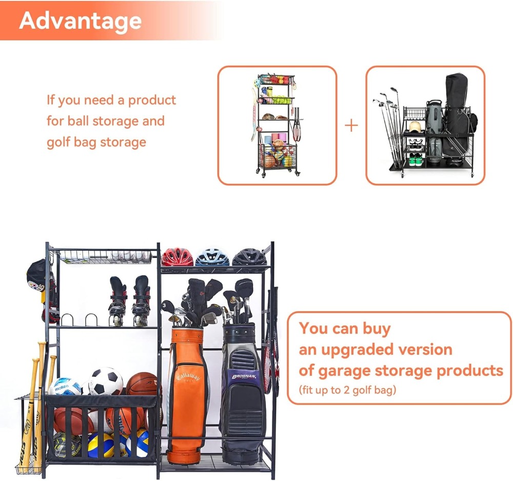 Sports Equipment Organizer, Go - Golf Equipment Images ulasan dan harga