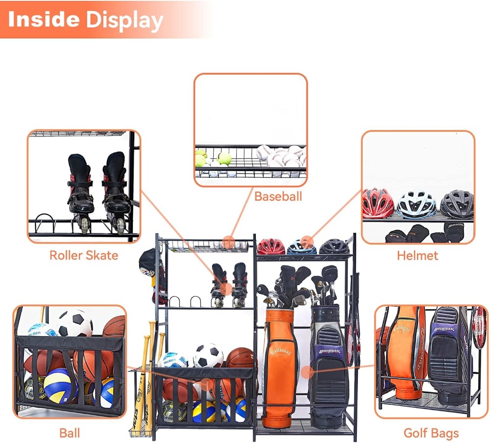 Sports Equipment Organizer, Go - Golf Equipment Images ulasan dan harga